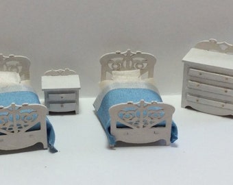 QS Victorian Child's Room FURNITURE Kit - 1:48 Scale