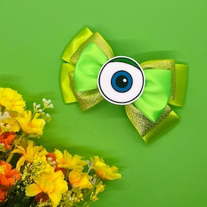 Monster Inspired Hair Bow
