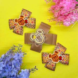 Waffle Inspired Bow
