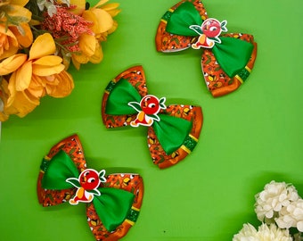 Orange Inspired Hair Bow