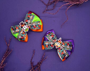 Halloween Party Inspired Bows
