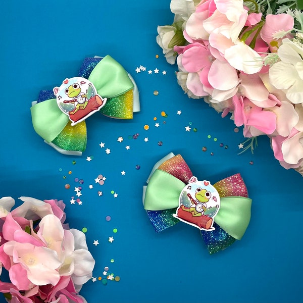 Frog Inspired Bow