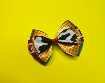 Fiocco per capelli ispirato al cowboy