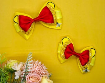 Bear Inspired Hair Bow