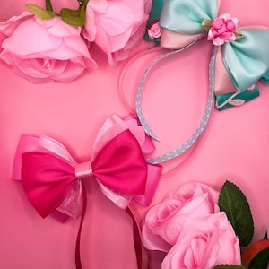 Lazos para el cabello de princesas de cuentos de hadas