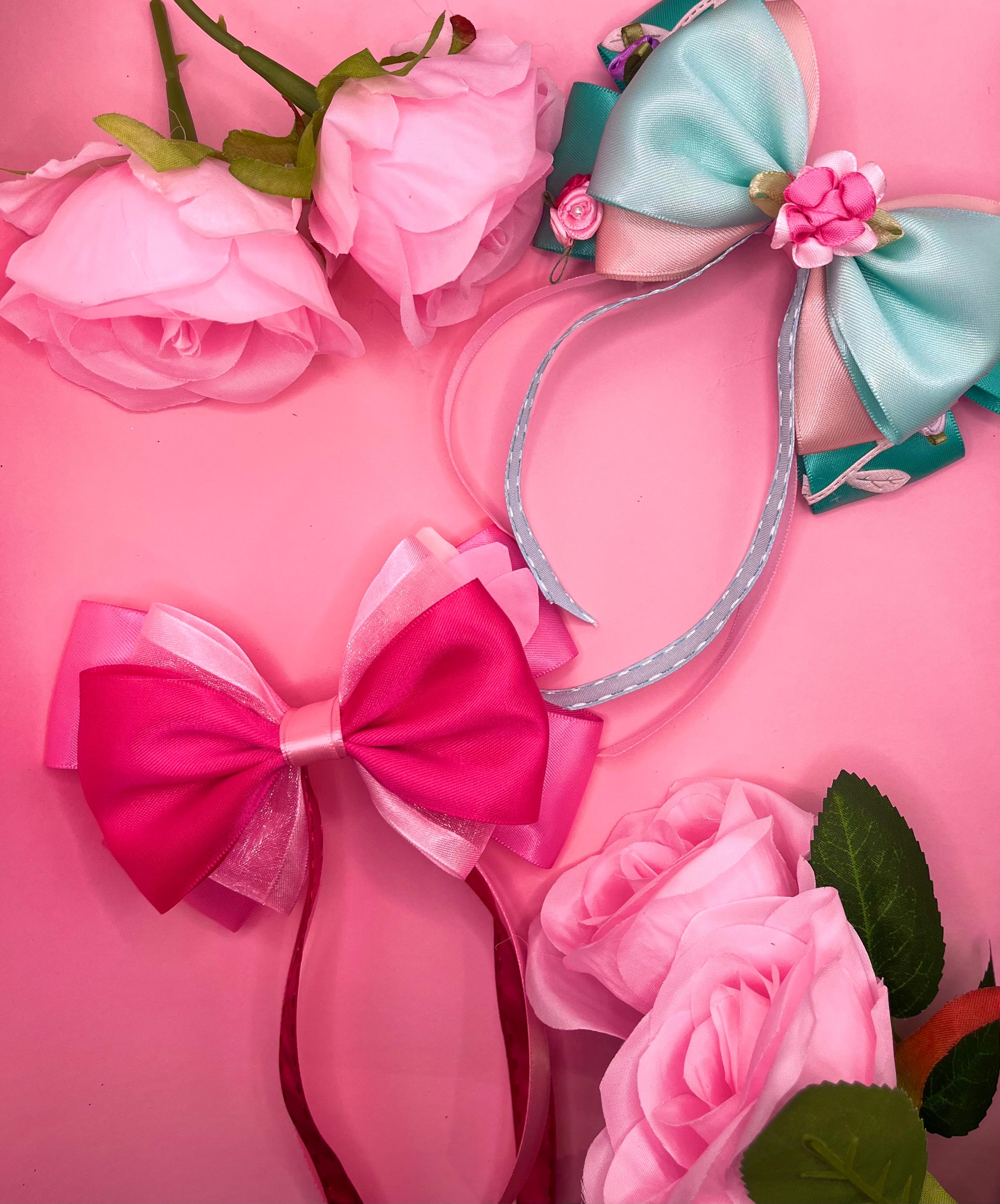 Enchanted Giselle Inspired Minnie Ears Headband with Bows & Sequins Enchanted Ears - Etsy main image 2