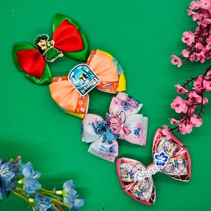 Hawaiian Love Inspired Hair Bows