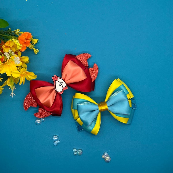 Sea Creatures Inspired Bows