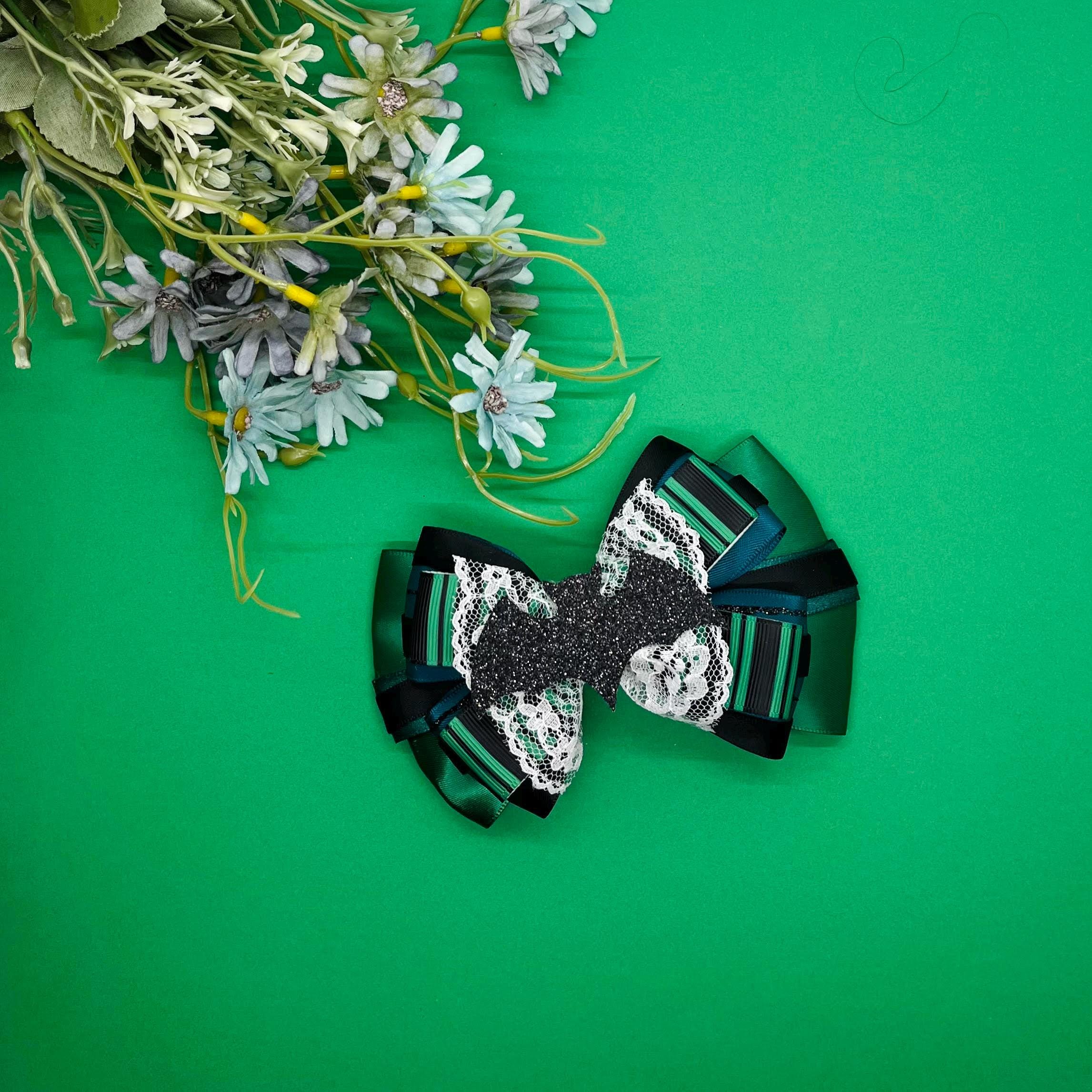 Spooky Maid Inspired Bow