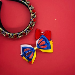 Apple Princess Inspired hair bow