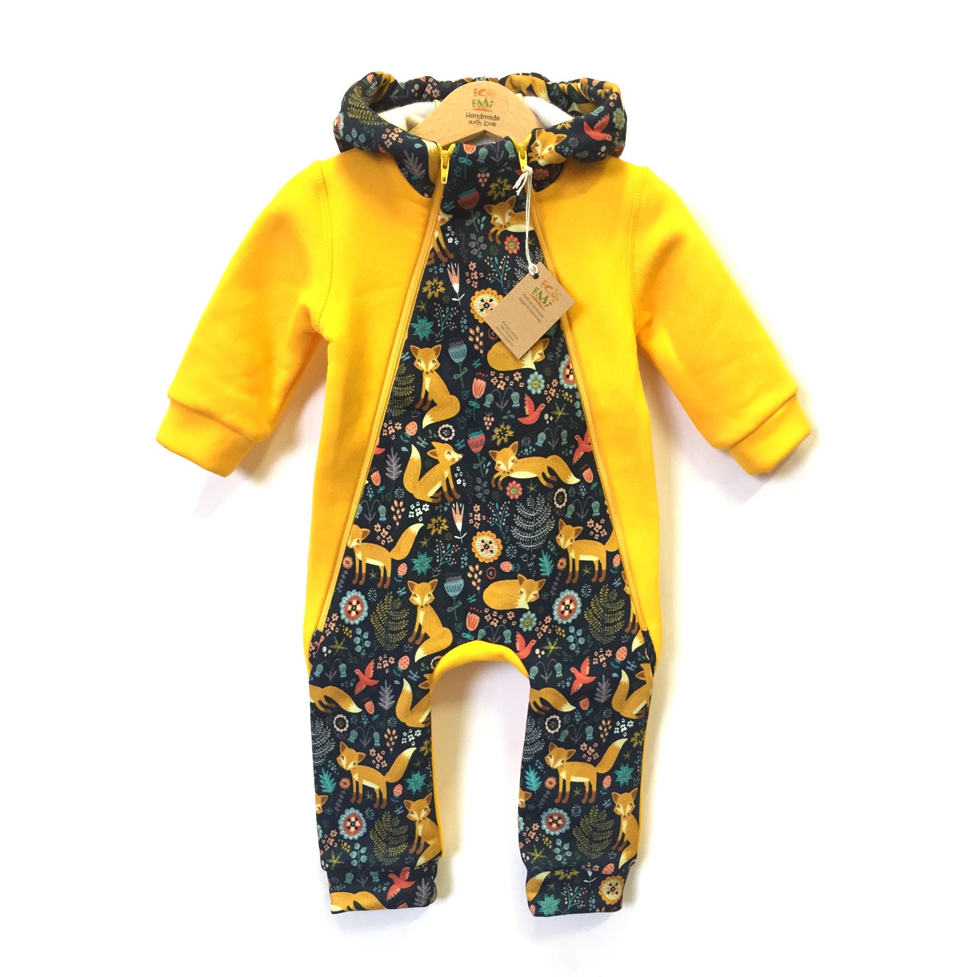 fleece baby sleepsuit