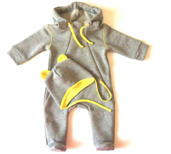 kids yellow sweatsuit