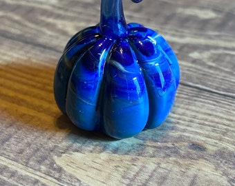 Turquesa Glass Pumpkin