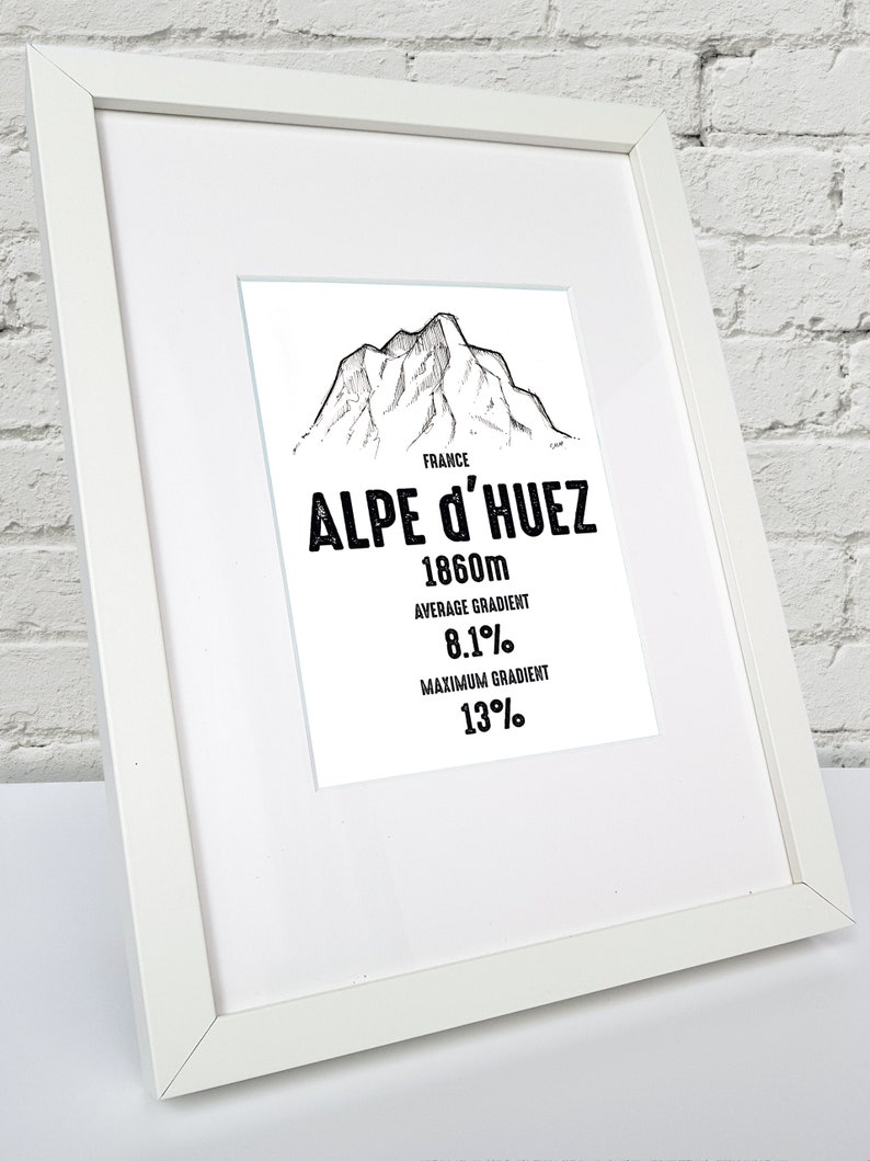 NEW TOUR DE FRANCE ROAD SIGN CYCLING CYCLE NOVELTY GIFT ALPE D/'HUEZ