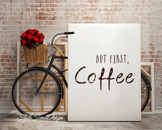 Coffee Print Printable Wall Art Printable Art Home | Etsy