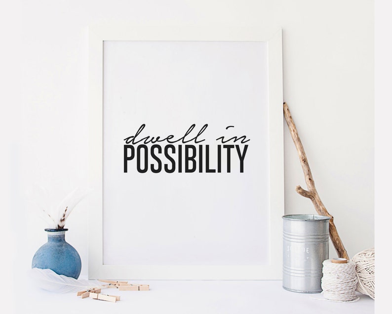 Motivational Printable Quote, Quote Art, Dorm Decor, Inspirational Wall ...