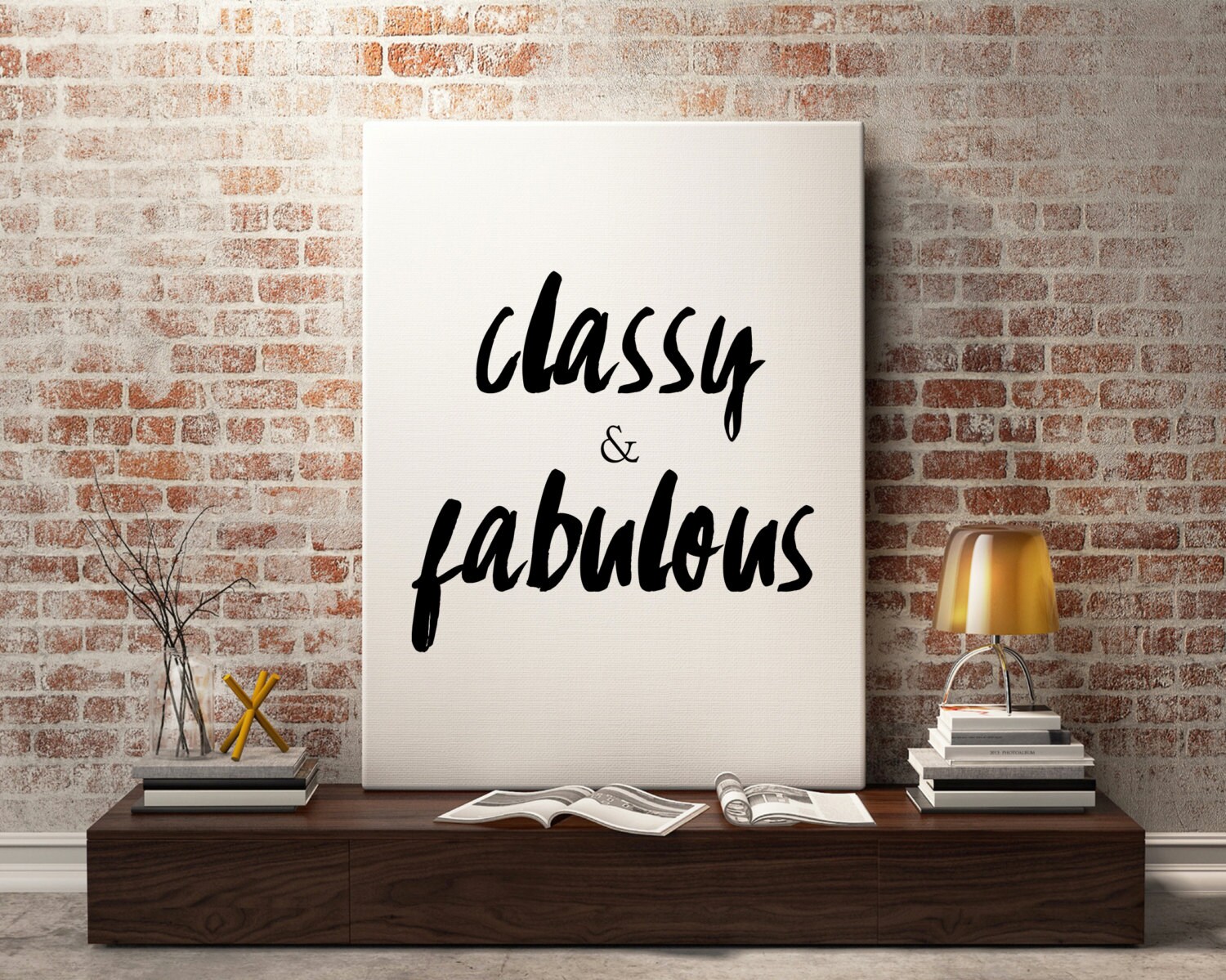 Fabulous inspired coco chanel quote fashion print for girls | Etsy