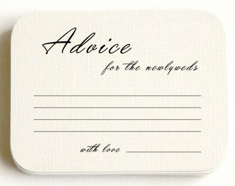 Wedding Advice cards for the bride and groom, wedding advice printable, 5x7, INSTANT DIGITAL DOWNLOAD