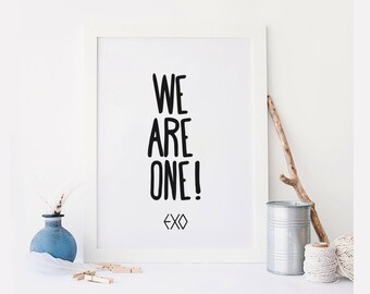 Exo kpop poster, Exo poster, Kai, btskpop, bigbang, seventeen kpop, infinite print