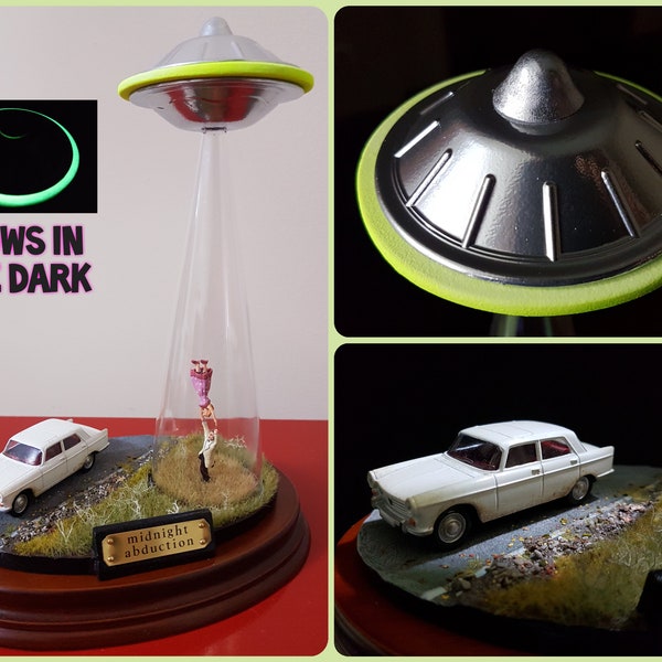 PREORDER UFO abduction diorama