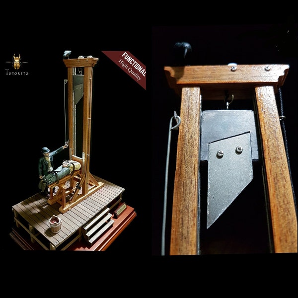 PREORDER Handmade french guillotine functional + Scaffold. HIGH QUALITY