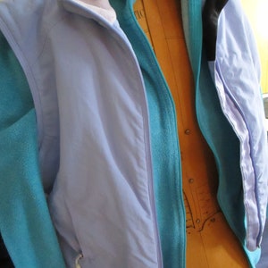 Vintage LL Bean Fleece Lightweight Jacket and Quilted Vest Duo