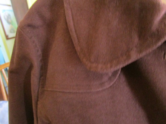 Vintage LL Bean Cocoa Brown Cotton Belted Jacket - image 4