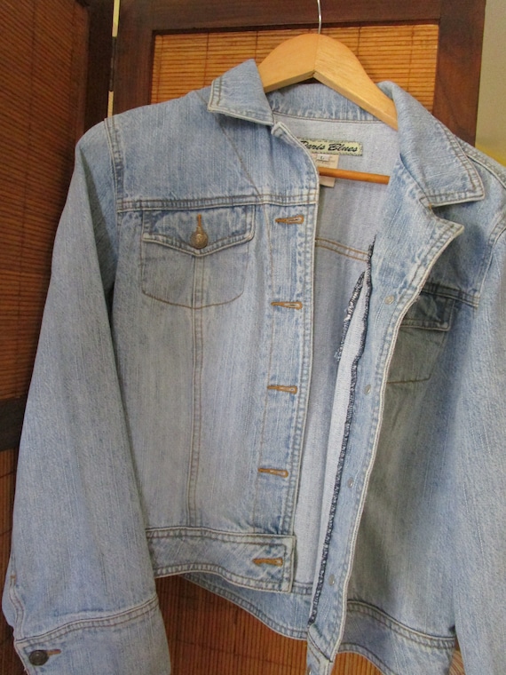 Vintage Stonewashed Paris Blues Denim Youth/ Teen… - image 1