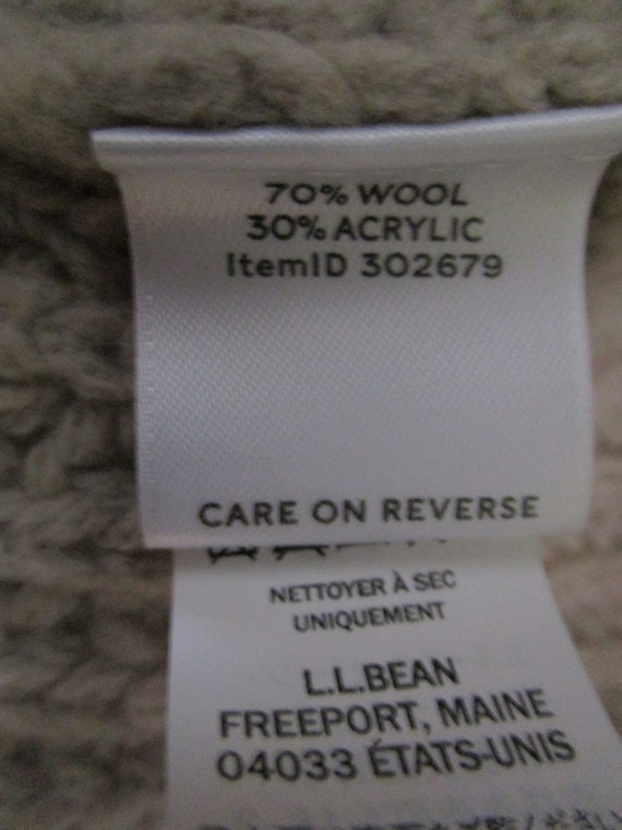 Vintage LL Bean Signature Wool Cardigan Sweater - image 3