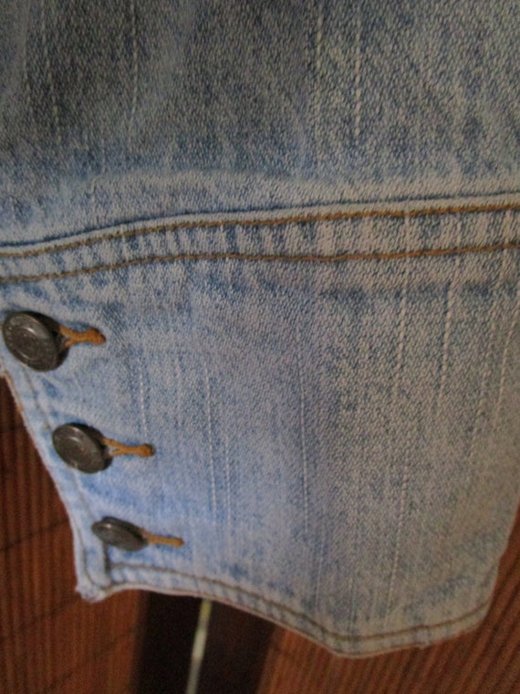 Vintage Stonewashed Paris Blues Denim Youth/ Teen… - image 3