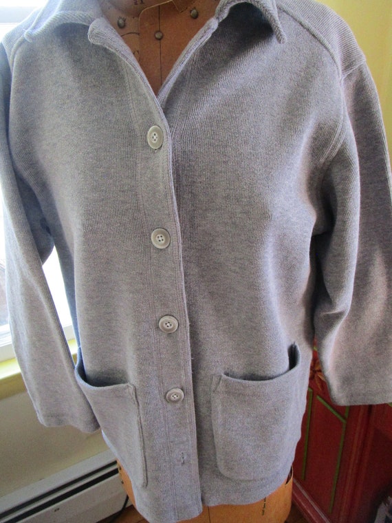 Vintage LL Bean Coastal Granny Lightweight Soft G… - image 1