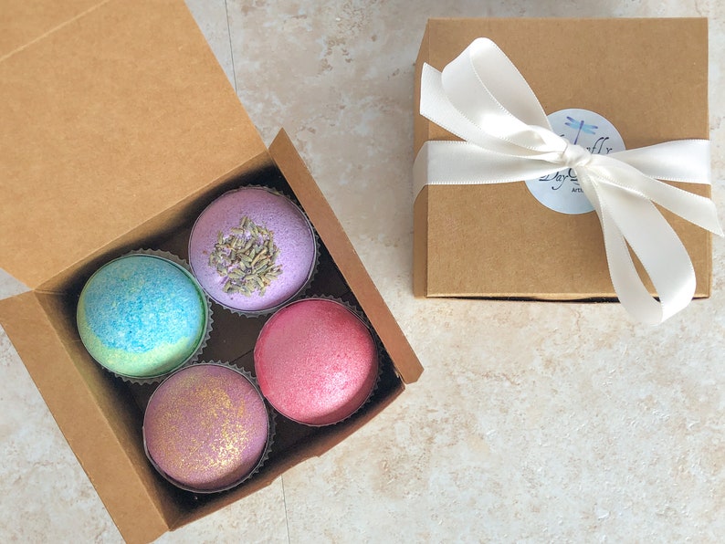 Mini BATH BOMB Gift Set Gift for her Your Choice FREE Etsy