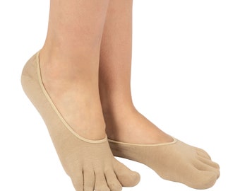 TOETOE - Silk Toe Socks - Women, Men Seamless Foot Cover, Breathable No-Show