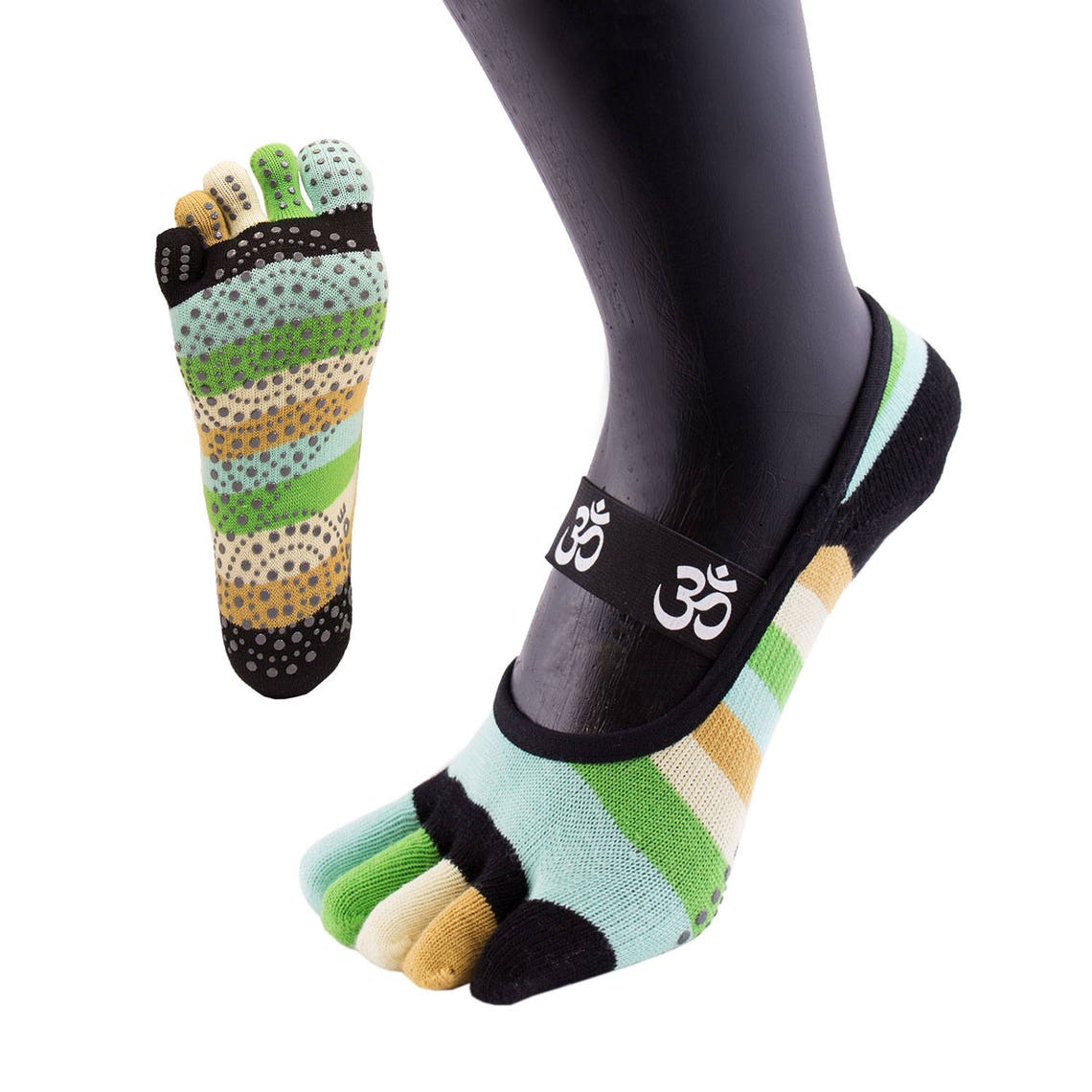 TOETOE Yoga&Pilates Anti-Slip OM Foot Cover Toe Socks | Etsy