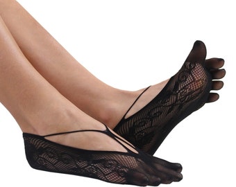 TOETOE Women Legwear Soft Fishnet Foot-cover X Anklet X