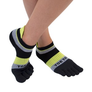 TOETOE Damen Trainer Socken - Rutschfeste Yogasocken Mit Gummipunkten