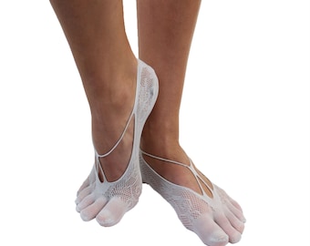 TOETOE Women Legwear Soft Fishnet Foot-cover X Anklet X