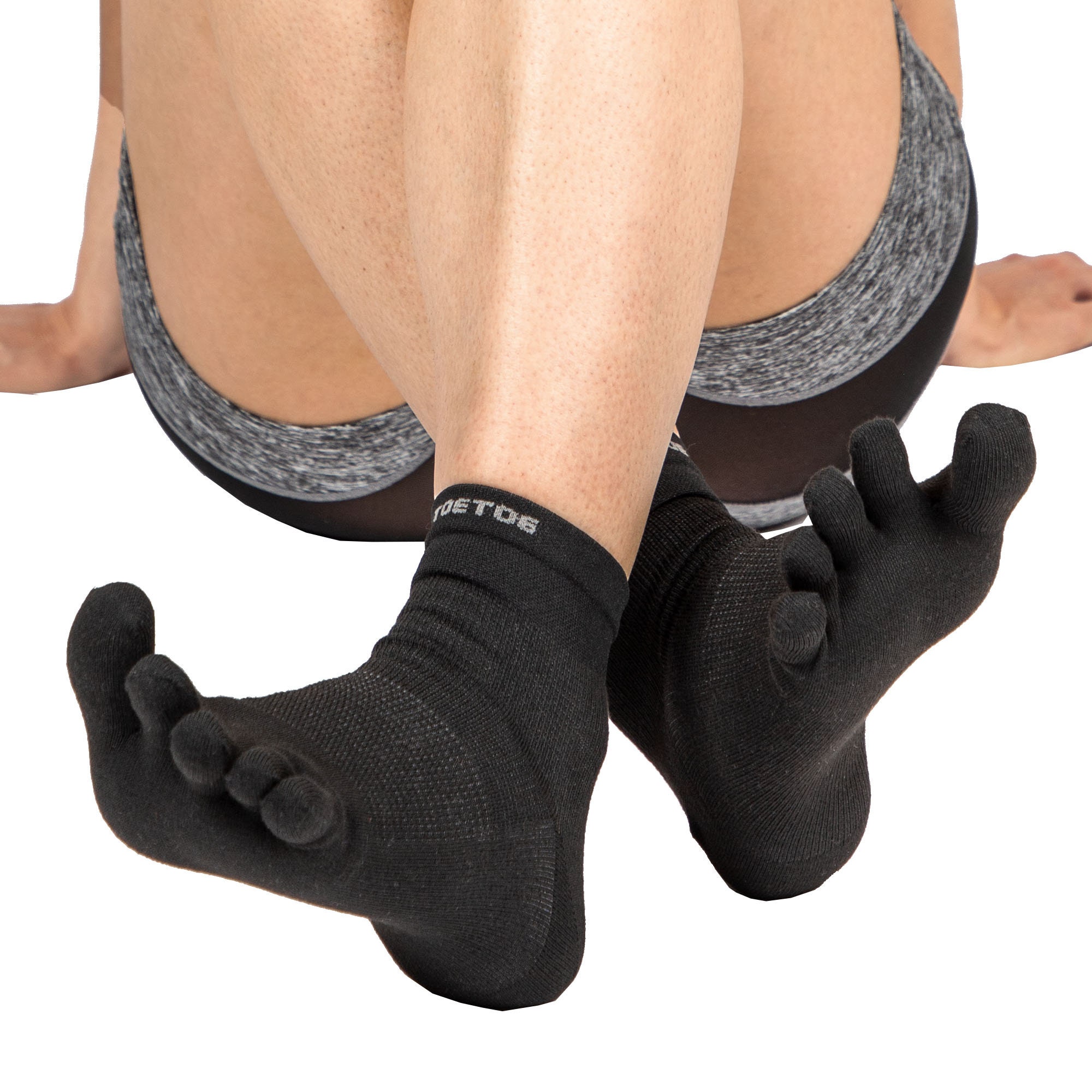 TOETOE Hombre, Mujer Outdoor CoolMax Liner Trainer Calcetines con dedos  estampados sin costuras, higiénicos, transpirables S / M / L -  México