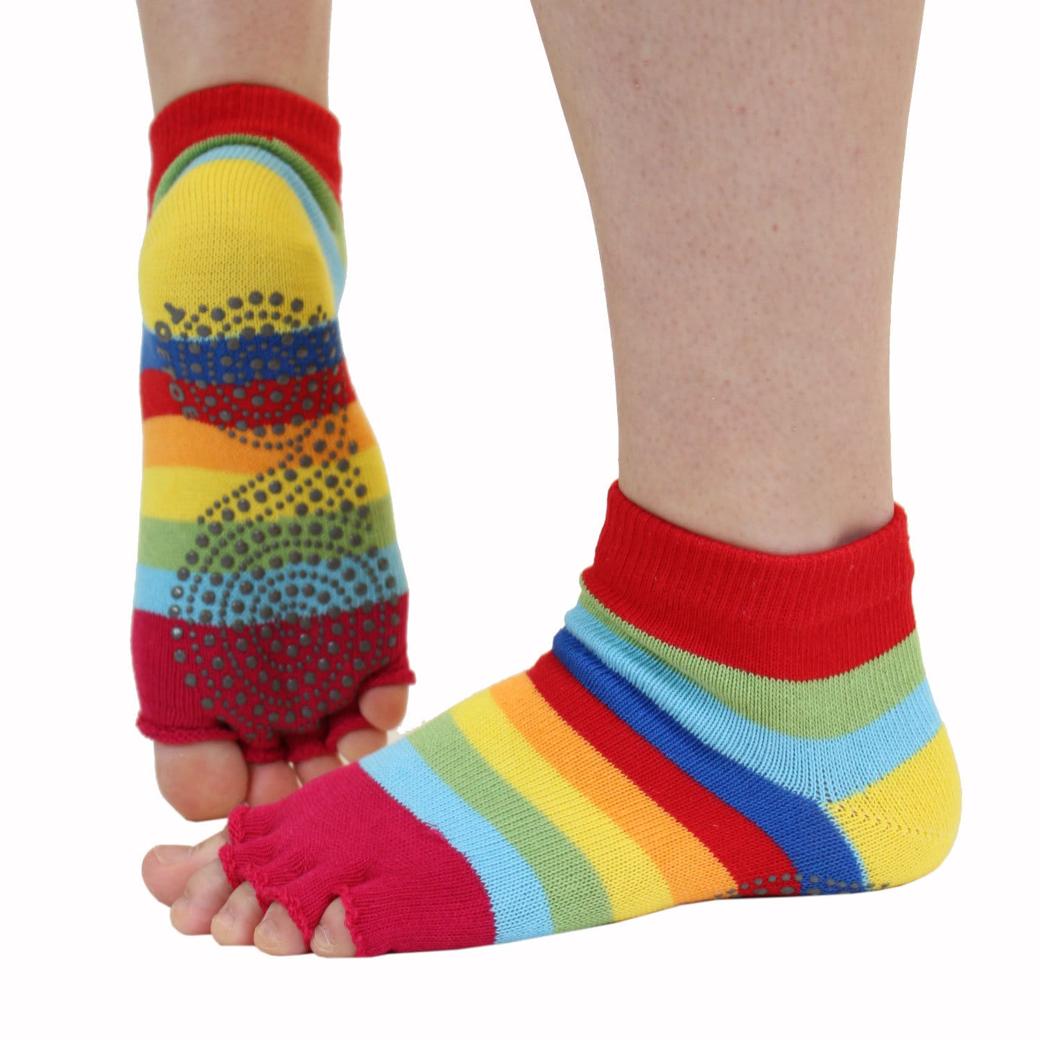 16 Pairs Cotton Toeless Socks Flip Flop Open Toe Socks Cotton Pedicure