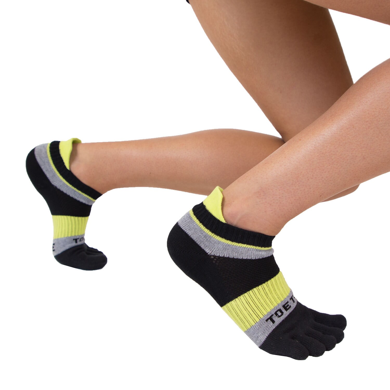 TOETOE Hombre, Mujer Outdoor CoolMax Liner Trainer Calcetines con dedos  estampados sin costuras, higiénicos, transpirables S / M / L -  México