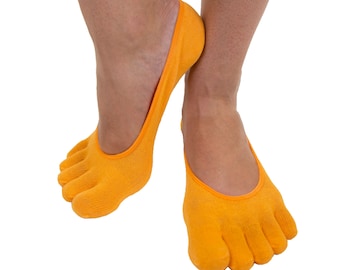 TOETOE - Men, Women Soft Cotton Seamless Plain Gel Toe Socks, Hygienic, Breathable One Size