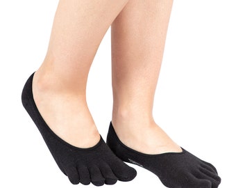 TOETOE - Men, Women Outdoor Wool Foot-Cover / No-Show Seamless Plain Toe Socks, Hygienic, Breathable