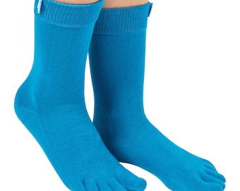 TOETOE - Toe Socks – Mid-Calf Cotton Seamless Design for Women, Men