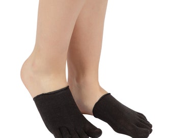 TOETOE - Silk Toe Socks – Women, Men Seamless Foot Cover, Breathable