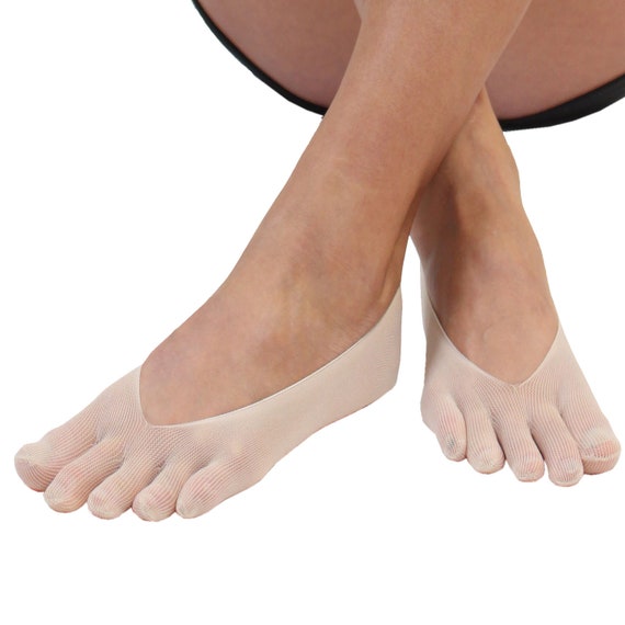 Buy TOETOE Women Legwear Soft Nylon Foot Cover Seamless Plain Toe Socks,  Hygienic, Breathable One Size Online in India 