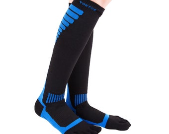 TOETOE - CoolMAX Compression Toe Socks – Sports Knee-High Socks, Seamless