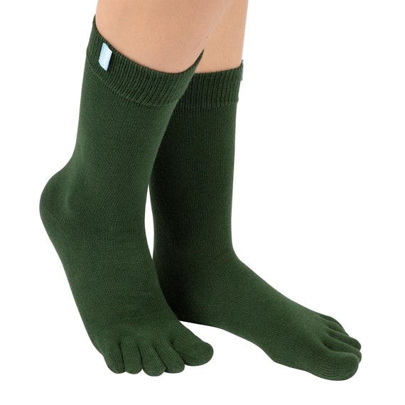 TOETOE – Essential – Stripy Toe Calze A Metà Polpaccio (UK 4 – 11 | EU 35 – 46, Viola