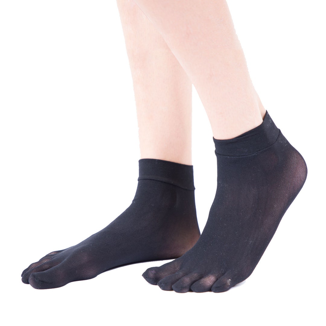 TOETOE Legwear Plain Nylon Ankle - Etsy UK