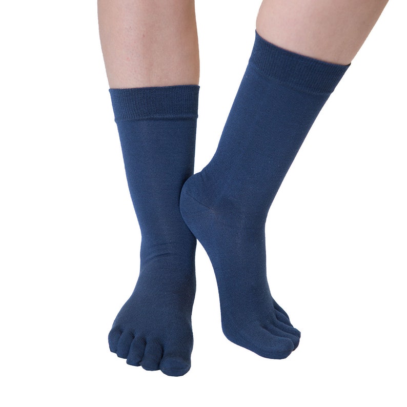 TOETOE Essential Silk Mid-calf Toe Socks - Etsy UK