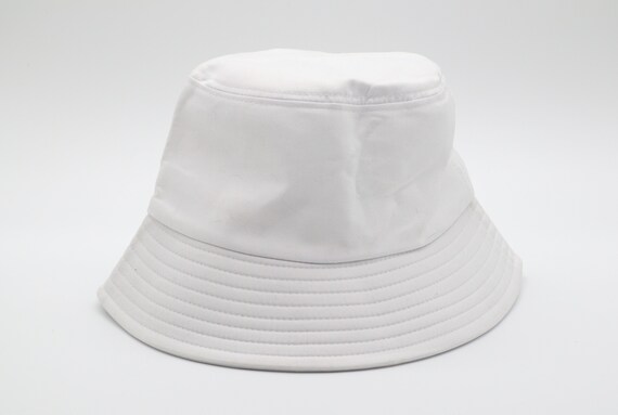 Bucket cap for summer season | White no print pan… - image 3